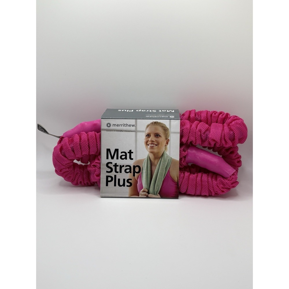 Merrithew Mat Strap Plus Yoga Strap Pink Without Fastener Polypropylene/TPR